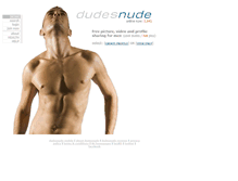 Tablet Screenshot of dudesnude.com